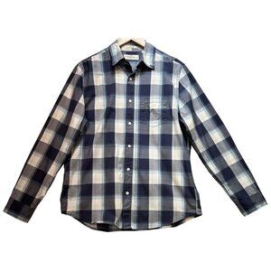 Hawker Rye Mens Button Down Regular Shirt Long Sleeve Stretch Size M Multi Plaid